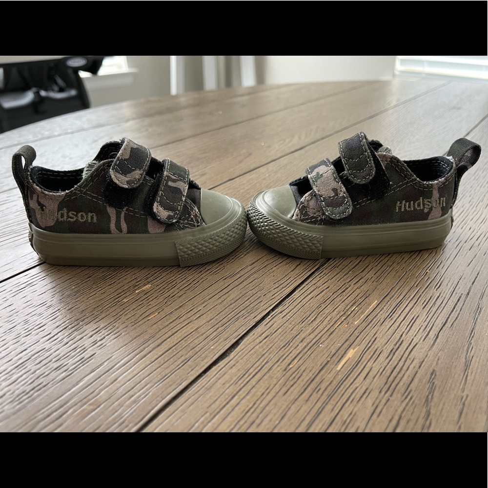 Custom Camo Converse Shoes